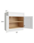 Bayville White 33" Base Cabinet