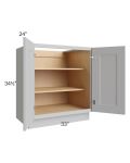 Imperial Painted Grey 33" Full Height Door Base Cabinet