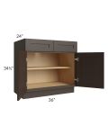 Southport Espresso Shaker 36" Base Cabinet