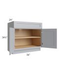 Asheville Grey Shaker 36" Base Cabinet