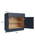 Southport Blue Shaker 36" Base Cabinet