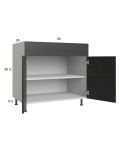 Euro Cafe 36" Base Cabinet