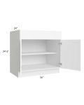 Venetian White Matte 36"  Base Cabinet