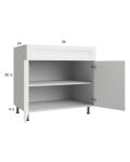 Harbor White 36" Base Cabinet