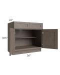 Natural Grey Shaker 36" Base Cabinet
