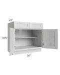Heather Grey Shaker 36" Base Cabinet