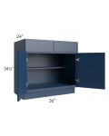 Portland Navy Blue 36" Base Cabinet