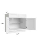 Providence White 36" Base Cabinet