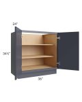Vienna Indigo 36" Full Height Door Base Cabinet