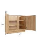 Vienna Timber 39" Full Height Door Base Cabinet