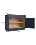 Southport Blue Shaker 42" Base Cabinet