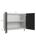 Euro Cafe 42" Full Height Door Base Cabinet