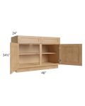 Midtown Timber Shaker 48" Base Cabinet