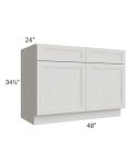 Salem Light Grey 48" Base Cabinet