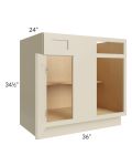 Stratton Khaki Shaker 42"-45" Blind Base Cabinet