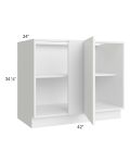 Venetian White Matte 45" Blind Base Cabinet