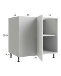 Harbor White 46" - 49" Full Height Door Blind Base Corner Cabinet