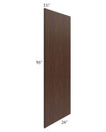 Biscotti Caf?? Glazed 24x96 Refrigerator End Panel