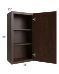 Biscotti Caf?? Glazed 18x36 Wall Cabinet