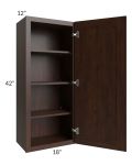 Biscotti Caf?? Glazed 18x42 Wall Cabinet