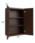 Biscotti Caf?? Glazed 24x36 Wall Cabinet