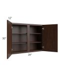 Biscotti Caf?? Glazed 39x30 Wall Cabinet