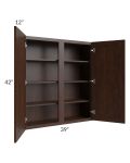 Biscotti Caf?? Glazed 39x42 Wall Cabinet