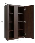 Biscotti Caf?? Glazed 27x42 Blind Corner Wall Cabinet