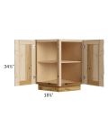Prairie Shaker 24" Angle Base Cabinet 