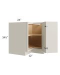 Asheville Cloud Shaker 36" Lazy Susan Base Cabinet 