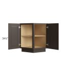 Southport Espresso Shaker 24" Base End Cabinet