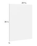 Harbor White Base Overlay Panel - 25-5/16"W x 35-1/4"H x 3/4"D