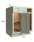 Midtown Pistachio Green Shaker 36" - 41-1/2" Blind Base Corner Cabinet