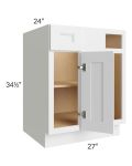 Belfast White 27" - 41-1/4" Blind Base Corner Cabinet