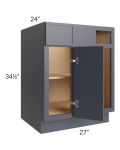 Vienna Indigo 36" - 41-1/2" Blind Base Corner Cabinet