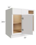 Vienna Cloud 39" - 45" Blind Base Corner Cabinet