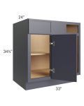Vienna Indigo 39" - 45" Blind Base Corner Cabinet