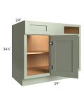 Midtown Pistachio Green Shaker 42" - 48" Blind Base Corner Cabinet