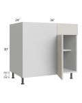 Milan Beige Matte 42" - 45" Blind Base Corner Cabinet