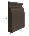 Southport Espresso Shaker 96" Base Board Molding - Out of stock through June