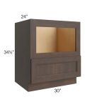 Tuscan Kona Brown 30" Base Microwave Cabinet