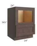 Tuscan Kona Brown 24" Base Microwave Cabinet