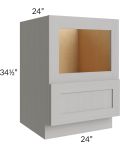 Midtown Dark Grey Shaker 24" Base Microwave Cabinet