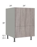 Milan Hazel 24" Base Microwave Cabinet