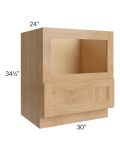 Tuscan Timber 30" Base Microwave Cabinet