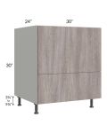 Milan Hazel 30" Base Microwave Cabinet