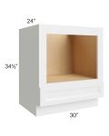 Bayville White 30" Microwave Base Cabinet