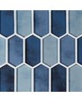 Boathouse Blue Picket 8mm Mosaic Wall Tile