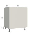 Milan Beige Matte 30" Base Oven Cabinet