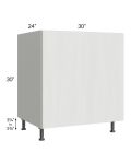Milan Cream 30" Base Oven Cabinet